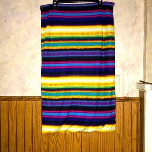 4/$10🌻🌻Multi color striped Michele Bohbot skirt